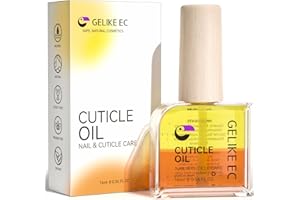 Huile à Cuticules pour Ongles - Gelike ec Huile Cuticule de Soin Miel avec Jojoba et Vitamine E, Hydrate et Nourrit les Ongles et Cuticules Secs