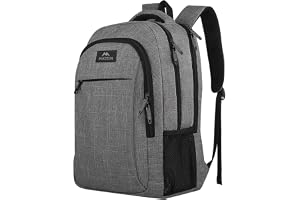 MATEIN Travel Laptop Backpack, Work Bag Lightweight Laptop Bag, Rucksack for Men Work, Anti Theft Business Backpack, Water Re
