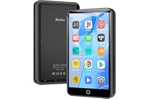 DIOFOX 80GB Lettore MP3 con Spotify,Lettore MP4 Full Touchscreen da 4,0 Pollici con Bluetooth e WiFi,Lettore MP3 con Suono HiFi,Lettore MP4 Musicale Android con Audible,Deezer,Play Store Fino a 1TB