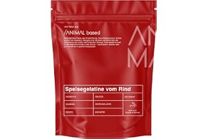 Gelatinpulver av gräsbetat nötkött 250 g – Halal nötgelatin, matgelatin – Smakneutralt, socker- och laktosfritt