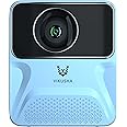 V VIKUSHA Vikusha Android Portable Projector V860 Chip Intelligence, Wifi,Bluetooth, HDMI, Support 4K Image Quality For Gaming & Cinema With 1 Year Warranty(Blue)