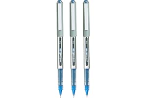 UNI-BALL Eye UB157 0.7mm Roller Ball Pen | Blue Ink, Pack of 3