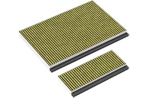 EVAYP / Zestaw 2 / Filtr z węglem aktywnym / 11041790 DWZ0AK0A0 Z51AIA0X0 LZ10AKA00 DWZ1AK1B6 / Nadaje się do okapów kuchennych Bosch Siemens Neff, okapów odkurzających