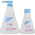 SEBAMED Children's Baby Shampoo Extra Mild Cleanser for Delicate Baby Hair and Scalp (500mL + 250mL Value Pack)