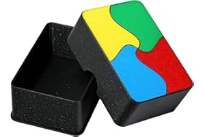 Printerchen Kartenbox für Spielkarten in blau/gelb/rot/grün (z.B. für Uno)