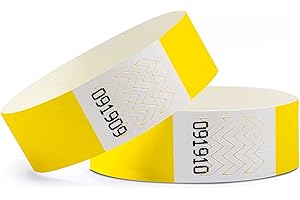 linie zwo ®, Confezione da 1000 Braccialetti di identificazione 19 x 254 mm, Giallo