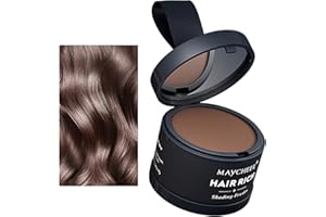 HISUNBEN Instantly Hairline Powdercapello Antivento Saldatura Root Touch Up Correttore Shadow Powder Professionale con Specchio per Capelli LB