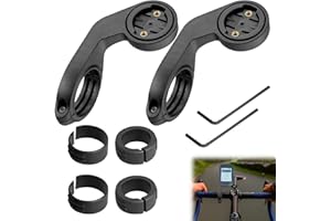 Menibeuty Lot de 2 Support Vélo Guidon Compatible avec Garmin Edge 540 520 510 500 200 130 25 20 840 830 820 810 800 1000 1030 1040 Plus Explore 2 Support Velo Potence Avant VTT pour Compteur GPS