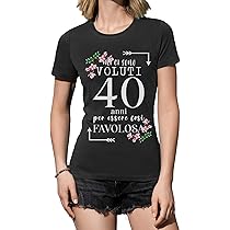 Maglietta Donna 40 Anni Divertente - 'Mi Ci Sono Voluti 40 Anni Ma Adesso Sono Perfetta', Cotone 100% - Foto 3