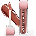 Nourish Mantra’s Tedha Medha Hazelnut Lipstick (3.5ml)/ Creamy Matte Liquid Lipstick with SPF/Water Proof/Smudge Proof/Transfer Proof/Long Lasting/Suits All Skin Tones