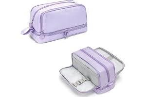 Trousse à Crayons avec 3 Compartiments Grand pour Bureau Papier d'écriture