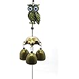Clouds Store Wind Chime with Owl On Top Having Evil Eyes - Owl Wind Bell - Diwali Gift Item