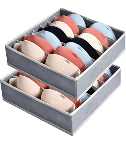 Ticent - Lot De 4 Rangements Pliables Pour Tiroir - Pour Sous-vêtements