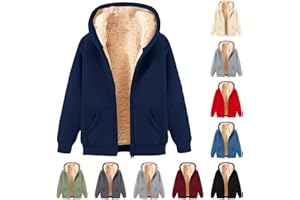 DUHGBNE Piumino Donna Invernale con Cappuccio Cotton Tinta Unita a Maniche Lunghe Corto Calda con Zip e Tasca Cappotti Elegante Outdoor Giacca Casual Cappotto Cappuccio