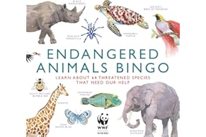 LAURENCE KING PUBLISHING Endangered Animals Bingo: Learn About 64 Threatened Species That Need Our Help