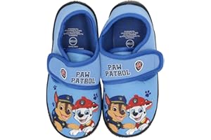 eplusm Paw Patrol Chaussons pour garçon avec fermeture Velcro de 2 à 6 ans