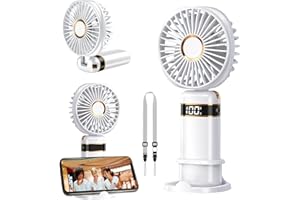 Unipampa Ventilatore Tascabile USB, Mini Ventilatore Portatile Mano, Ventilatore a mano, Ricaricabile ventilatore USB pieghevole, piccolo ventilatore tascabile, Ricaricabile, 5 Velocità, per viaggi
