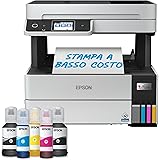 EPSON EcoTank ET-5170 stampante Multifunzione A4 (stampa, copia, scansione, Fax) USB, Wi-Fi, Wi-Fi Direct, Ethernet, display 