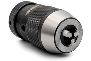 BAERCOIL BAER Mandrino con attacco conico 1,0 – 13 mm – Cono: B 16 – Mandrino di precisione – Mandrino a sgancio rapido – Martello – Mandrino a sgancio rapido – Trapano, testa di foratura