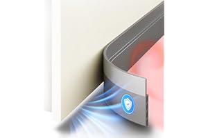 SilverRack Paraspifferi porta blindata Premium - Paraspifferi sottoporta - 1x1m Grigio - Paraspiffero Isolante dal Freddo Ideale per l'Isolamento Acustico - Paraspiffero per Porta d'Ingresso