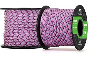 Abma Cord Paracord 100 lbs 2mm 100% Nylon 30M - Wild Flower