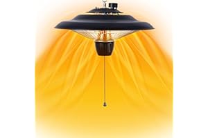 DONYER POWER Outdoor Heizungen für Garten Terrasse Heizungen Halogenheizung 800W & 2000W Elektrische Heizung für Gewächshaus Zelt