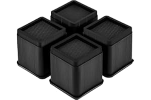 ‎UPING Uping 4 Stück Hochwertige verstellbare Möbelerhöher - Betthöher, Tischerhöher, Stuhlerhöher, Sofaerhöher (Die Höhenzunahmen betragen 10,6 cm und 20,5 cm)