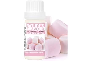 ALPHAPOWER FOOD Flavour Drops MARSHMALLOW, Flavdrops I 100% naturalny aromat spożywczy I Krople smakowe bez kalorii i cukru I aromaty pieczenia, smak wody, twaróg