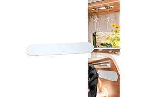 SILWY EINFACH ANZIEHEND. silwy® Barra di Metallo Bianco per conservare in Modo Sicuro e salvaspazio i Bicchieri magnetici (25cm // Grande)