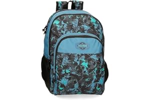 Roll Road Soccer Mochila Escolar Adaptable a Carro Negro 33x44x17 cms Poliéster 24,68L