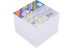 ‎WESTCOTT Westcott Notizzettel weiß 800 Blatt Nachfüllpack | Notizblock mit 9 x 9 cm großen Blättern in weiß | Nachfüllset für Spenderbox | FSC-zertifiziertes Papier 80g/m² | E-1733199 00