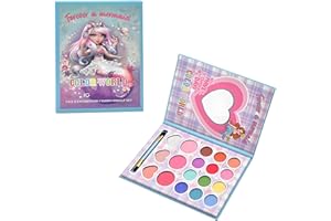 MockTota Set di trucchi per ragazze, atossici e lavabili, set di trucchi per bambini, set di trucchi per bambini, set fai da te da principessa per bambini, set di trucchi per ragazze e bambini