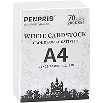 Cartoncini Fixo Paper A3 Granato - 50 Pezzi, 180g, Per Fai Da Te, Disegno E Decorazione