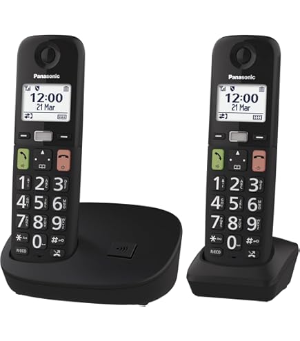 Panasonic KX-TGU430EXW Teléfono Inalámbrico Digital con Contestador Panasonic KX-TGU430EXW Teléfono Inalámbrico Digital con Contestador