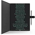 LONGTOO LCD Writing Tablet, 11.5" Full Screen Digital Notepad for Kids and Adults, Erasable Pad with Hall Switch and Tablet Case, Drawing, Drafting, Leaving Message, Black