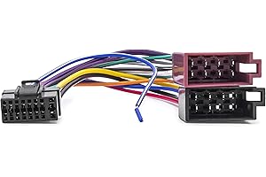 SOUND WAY Sound-way Fascio Cavo Adattatore Connettore ISO compatibile con Autoradio ALPINE 16 PIN