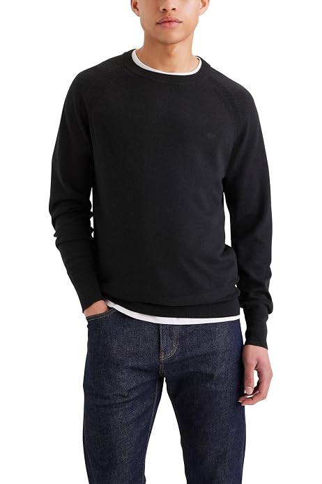 Felpa Girocollo Dockers Uomo - 100% Lana, Morbida E Comoda, Lavabile In Lavatrice
