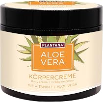 PLANTANA Bio-Aloe Vera Krpercreme 500 ml | fr trockene anspruchsvolle  Haut | mit Vitamin E | vegan | Fair Trade | aus biologischem Anbau |  dermatologisch getestet | ergiebig | schnell einziehend : Amazon.de:  Kosmetik