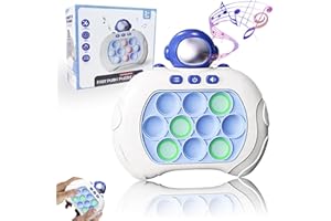 Jastown Pop It Electrónico Juguetes Quick Push Pop It Electronico, Popit Juguete Juegos, Popis Infantiles, Juguetes Autismo, Sensory Fidget Toys Juegos Regalos para Niños Niñas (Astronautas)