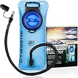 CybGene Sacca Acqua per Zaino, Sacca Idrica con Apertura Larga, Sacca Idratazione Portatile con Tubo Isolato per Bere, Anti P