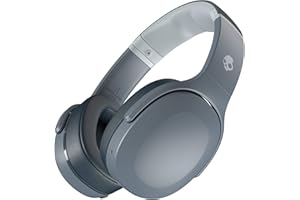 Skullcandy Crusher Evo Cuffie Wireless Over-Ear con Sensory Bass e Microfono, 40 Ore di Autonomia, Compatibili con iPhone, Android e Dispositivi Bluetooth - Grigio