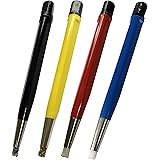 4 SCRATCH BRUSH SET : Brass Steel Nylon Fiberglass Watch Repair Rust Clean Tool (40)