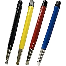 Kratzbürsten Stift Set - Glasfaser, Stahl, Messing & Nylon Für Reinigung