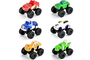 NIUMOWANG Kinderspielzeug Fahrzeuge, 6 Stück Monster Machines Spielzeug, Monster Trucks, Spielzeug Auto, Spielzeugautos Set, Autos Spielzeug, Geburtstagsgeschenk des Jungen (6PCS)