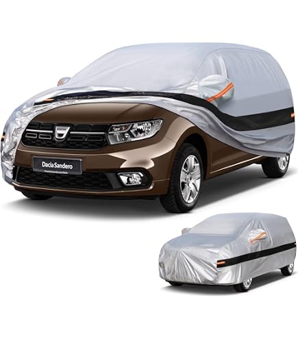 Housse Extérieur Dacia Sandero Stepway - Protection 4 Saisons - Anti-Pluie, UV Et Grêle