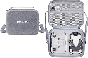 LINGHUANG Sac de Rangement étanche et résistant aux Chocs pour DJI et Accessoires de télécommande, pour DJI Mini 4 Pro, Moderne