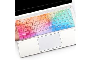 I-TENSODO Keyboard Cover for HP Pavilion x360 14m-cd/dh, HP 14" Laptop 14-dq 14-fq 14-cf/bf 14-dk/ds 14t-dh200 14-dq0052dx dq2053cl 14-dk0002dx 14m-dh1003dx 14t-dq300 14m-cd0003dx 14-fq0013dx-Colorful