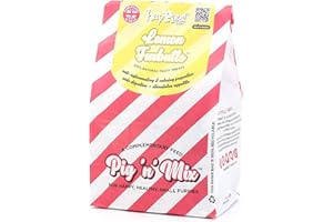 HayPigs! Pig 'n' Mix Lemon Furbutts 100g Guinea Pig Treats Refill Bag - Rabbit Treats Also Great for Rat, Chinchilla or as Degu Treat for Boredom Breaker - Guinea Pig Gifts