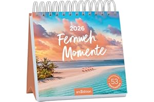 Postkartenkalender Fernwehmomente 2026: Wochenkalender 2026, 53 Postkarten für mehr Inspiration