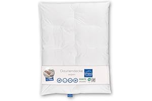 ‎BÖHMERWALD LINEA by böhmerwald Kids Kleinkind Daunebett, 90% Daunen / 10% Federn, weiß, 100 x 135